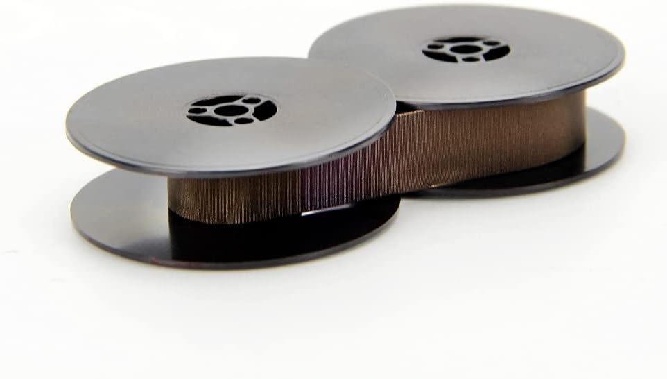 Typewriter Ribbon,Twin Roller Pack Typewriter Ribbon - Compatible with All Models - Typewriter Ribbon (Purple